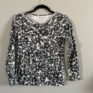 White Stag Floral Top